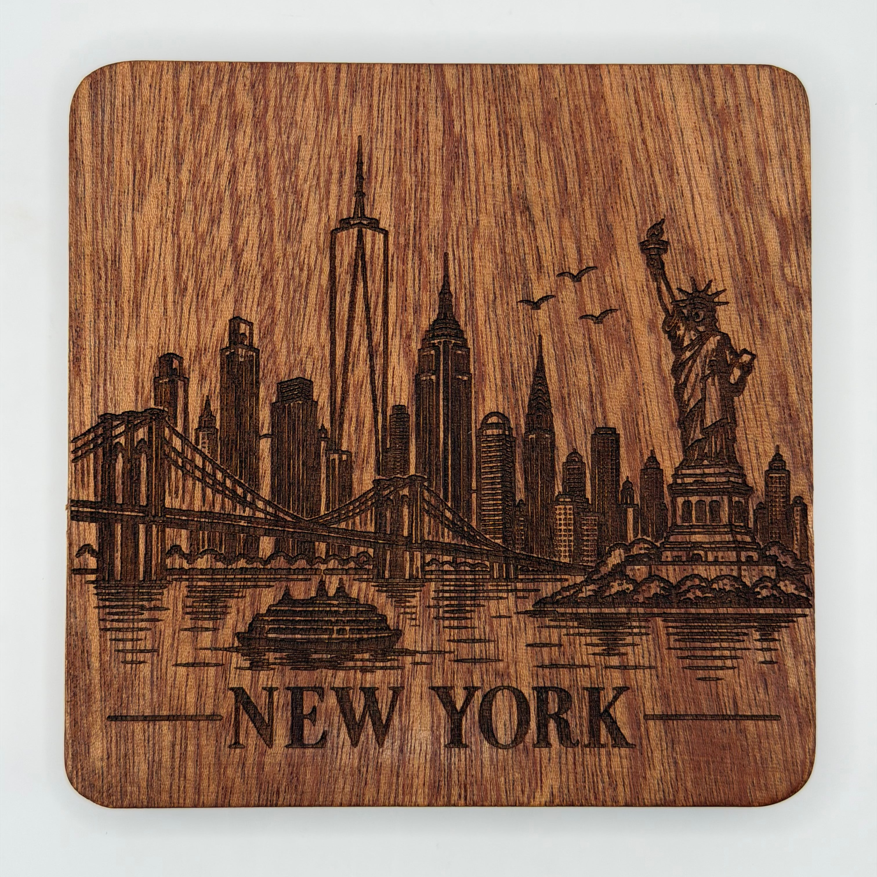 New York Skyline Coaster (Square)
