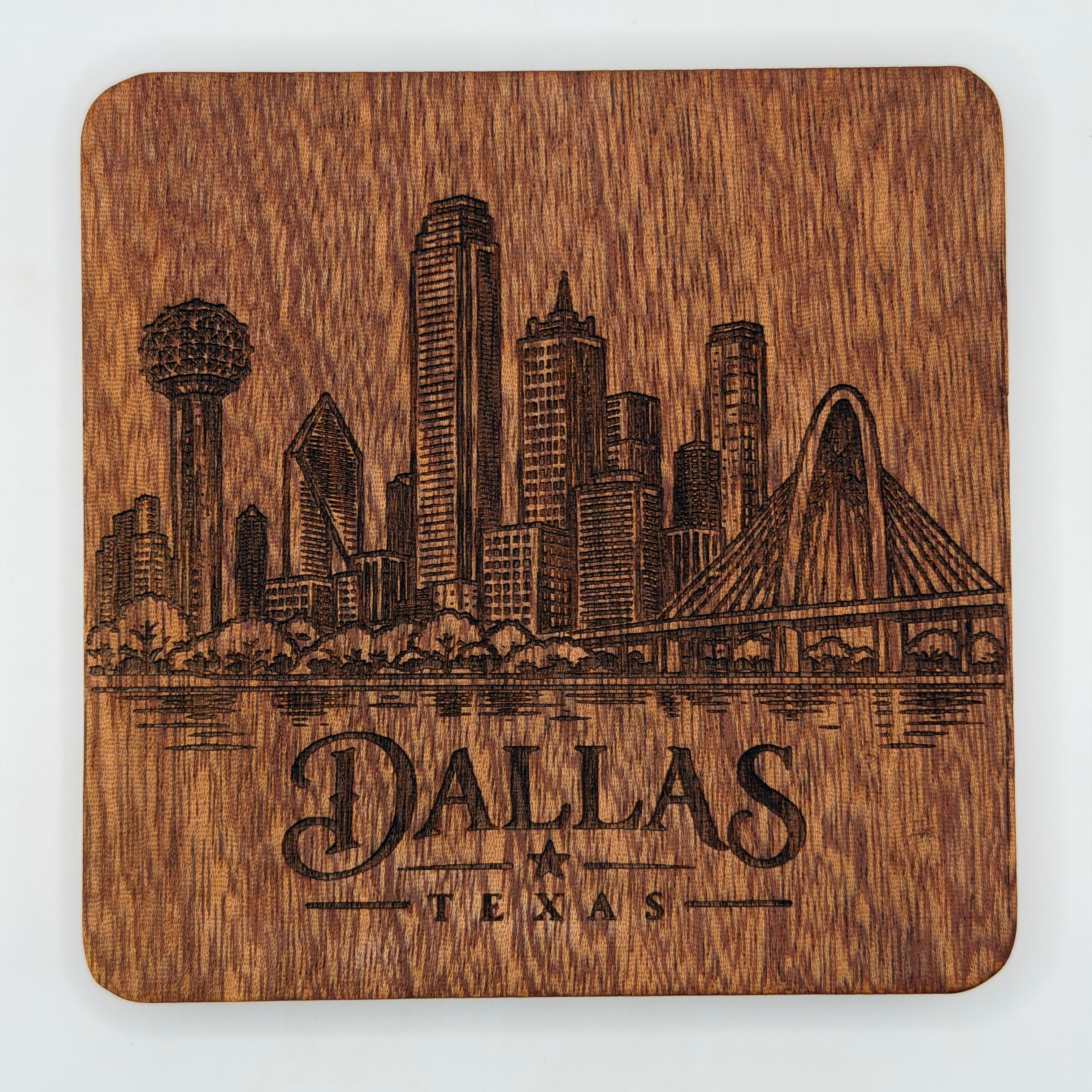 Dallas Skyline Coaster (Square)