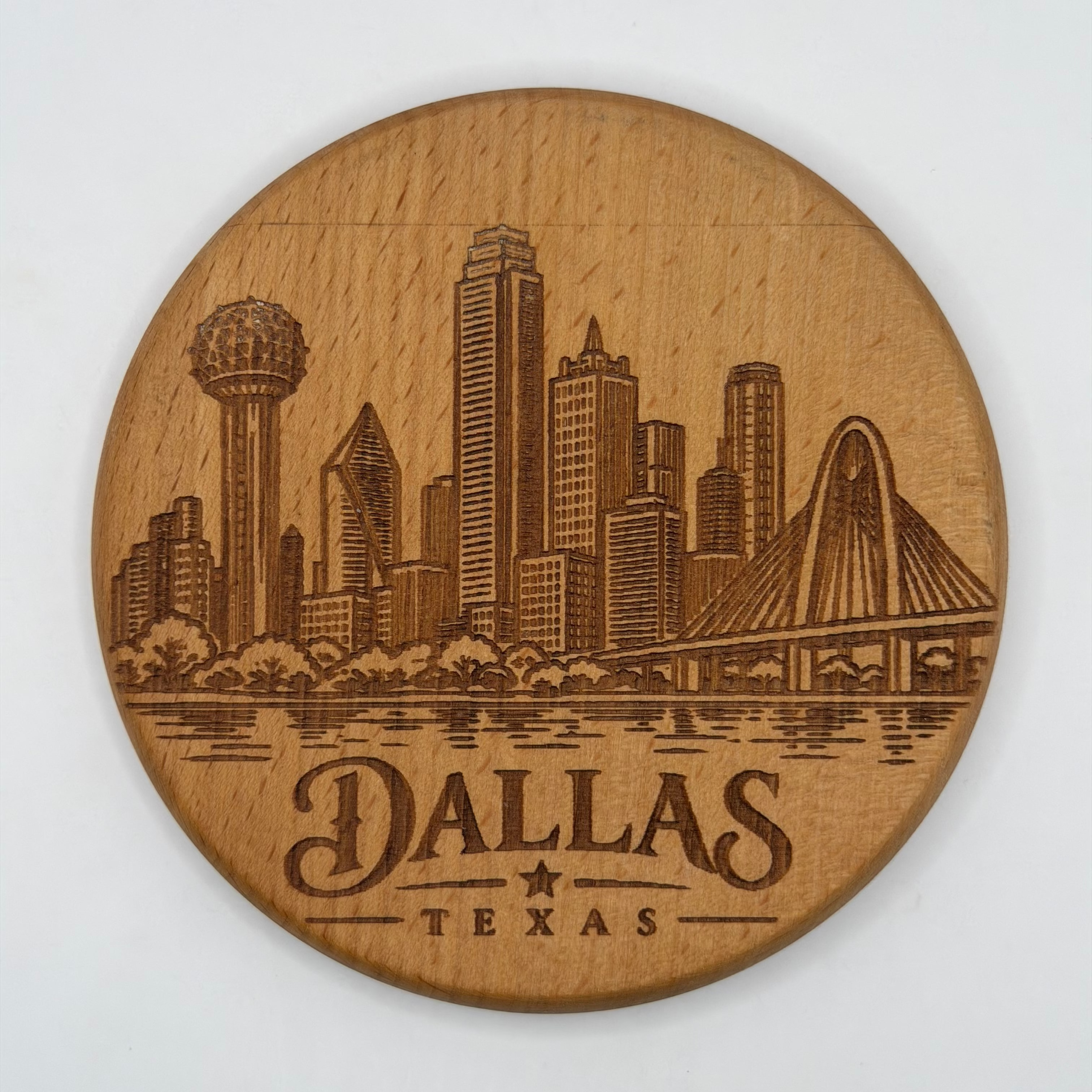 Dallas Skyline Coaster (Circle)
