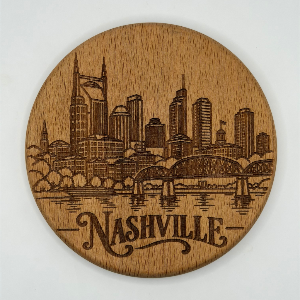 Nashville Skyline Coaster (Circle)