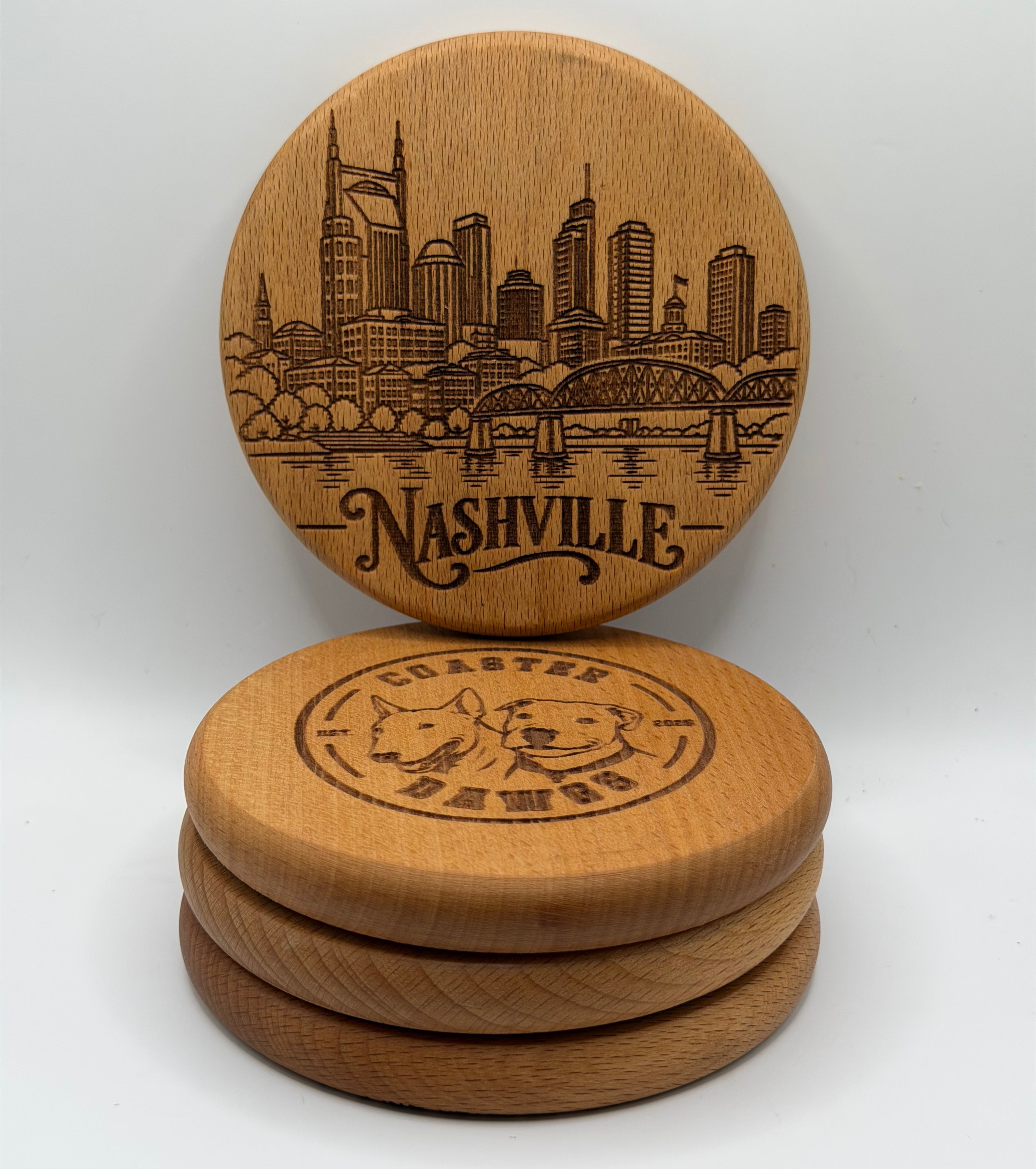 Nashville Skyline Coaster (Circle)