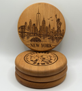 New York Skyline Coaster (Circle)
