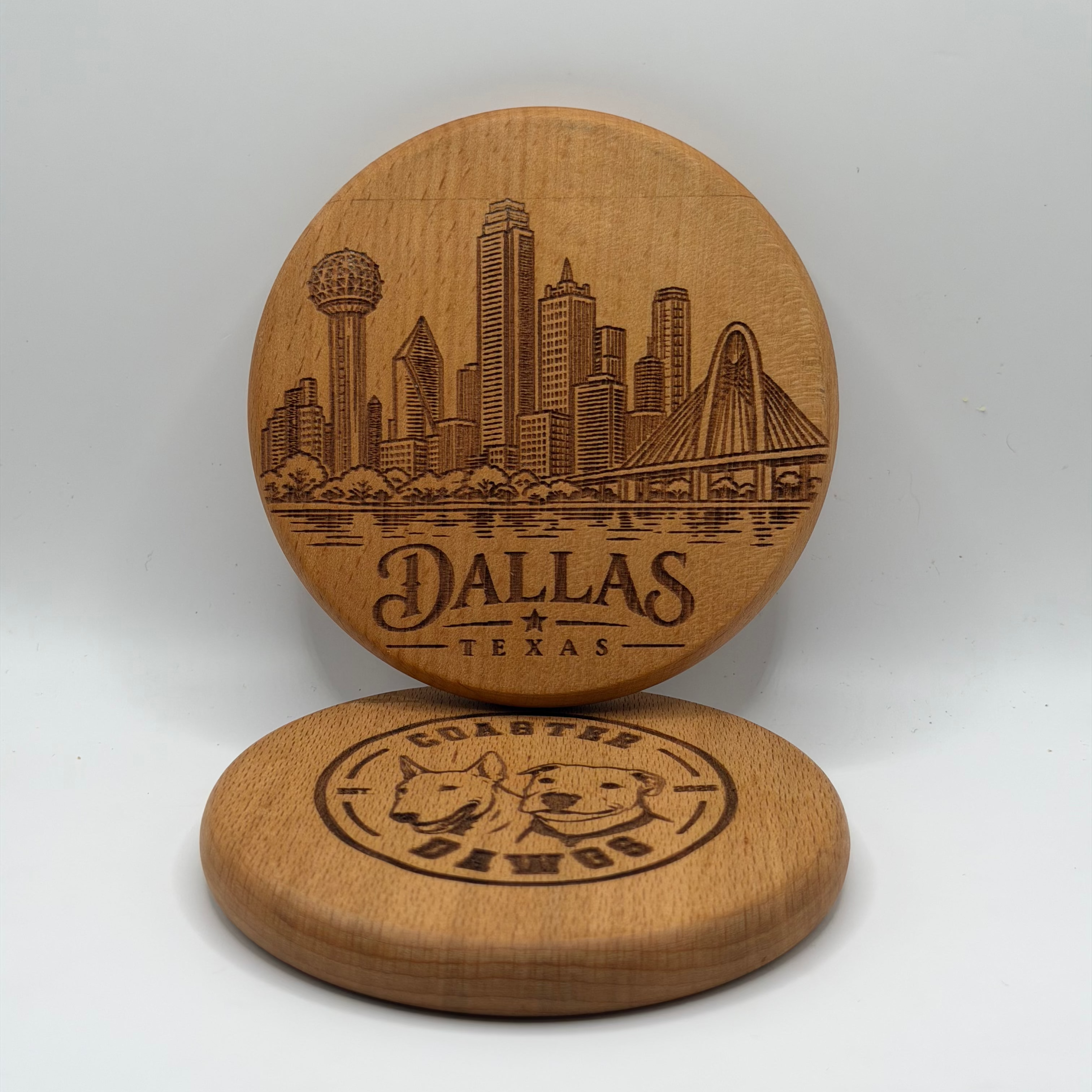 Dallas Skyline Coaster (Circle)
