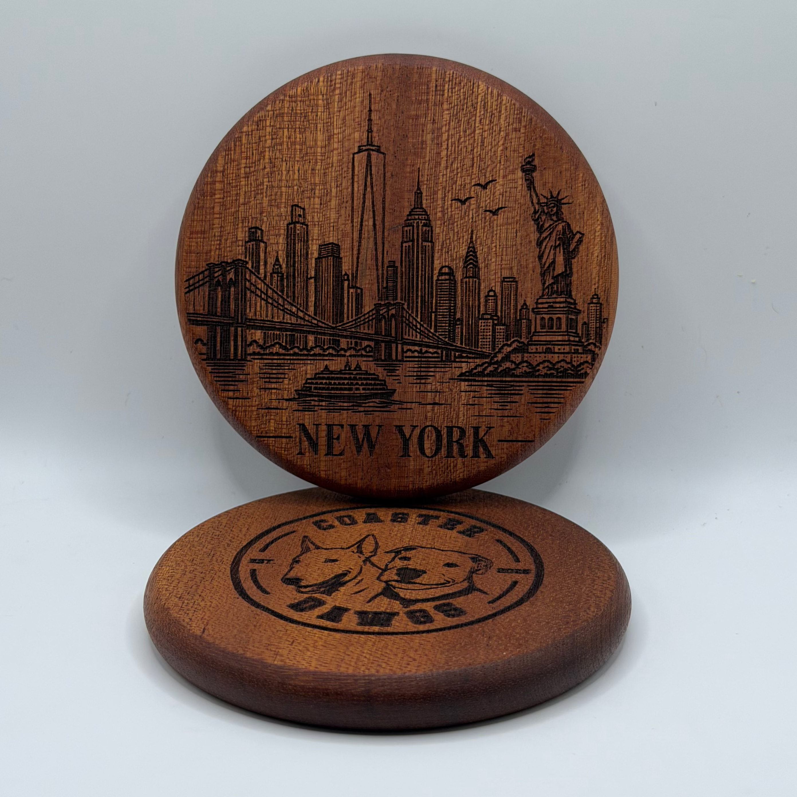New York Skyline Coaster (Circle)