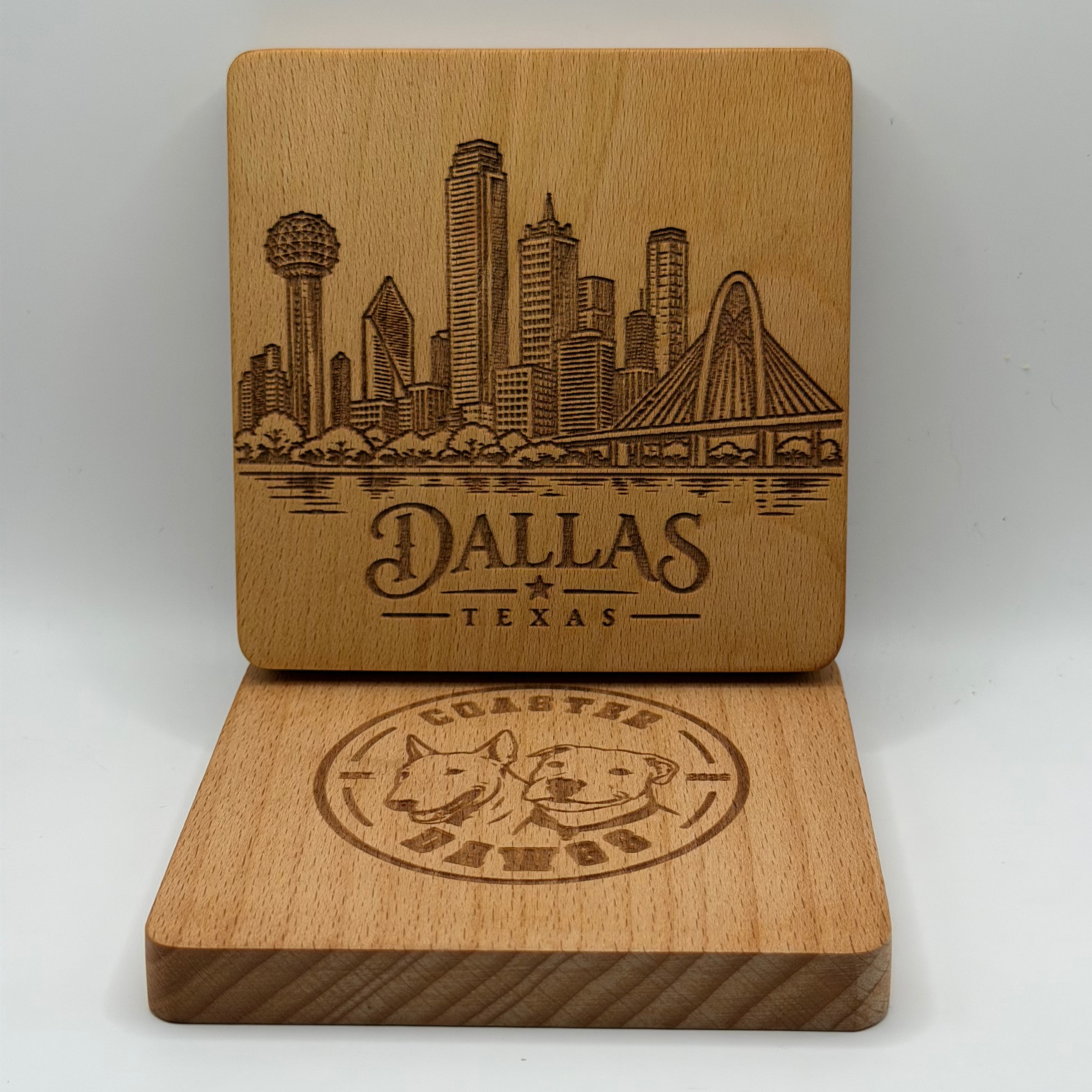 Dallas Skyline Coaster (Square)