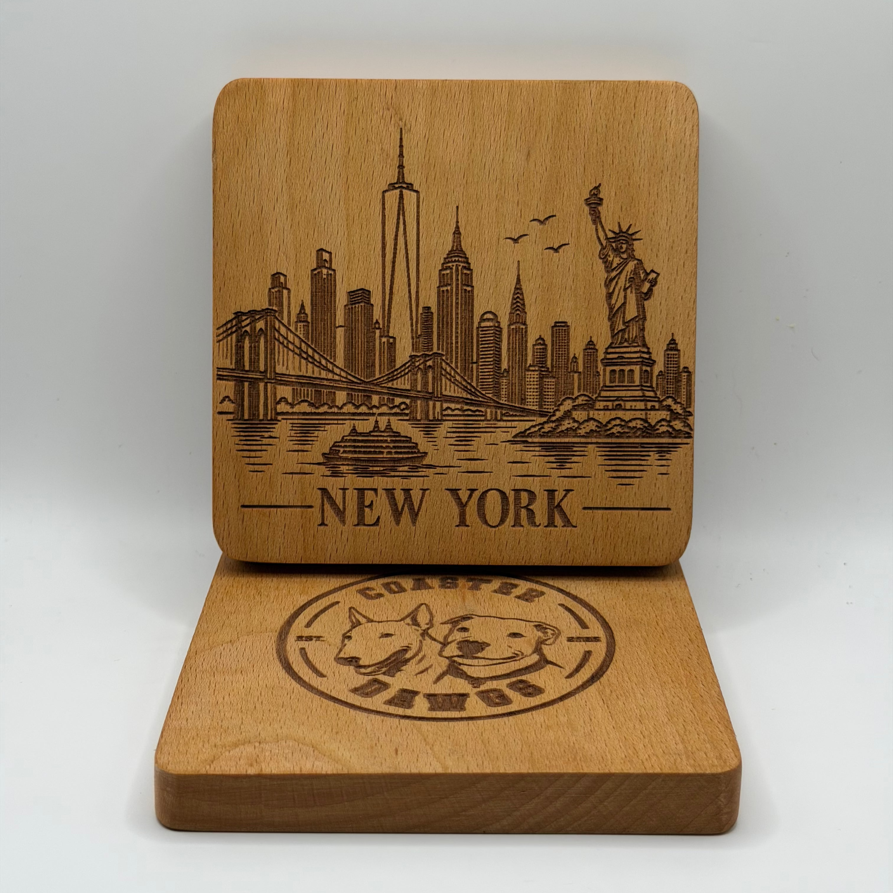 New York Skyline Coaster (Square)
