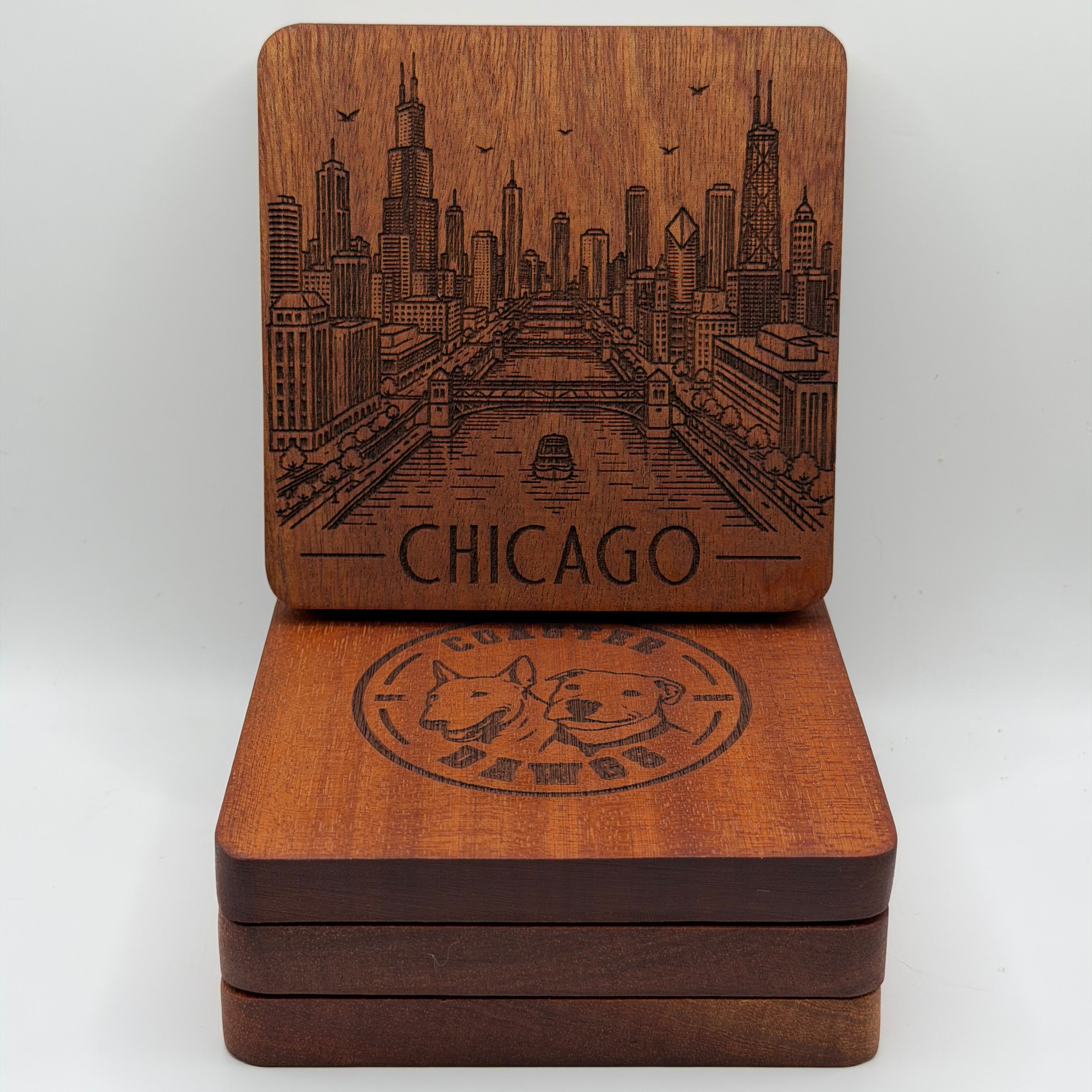 Chicago Skyline Coaster (Square)