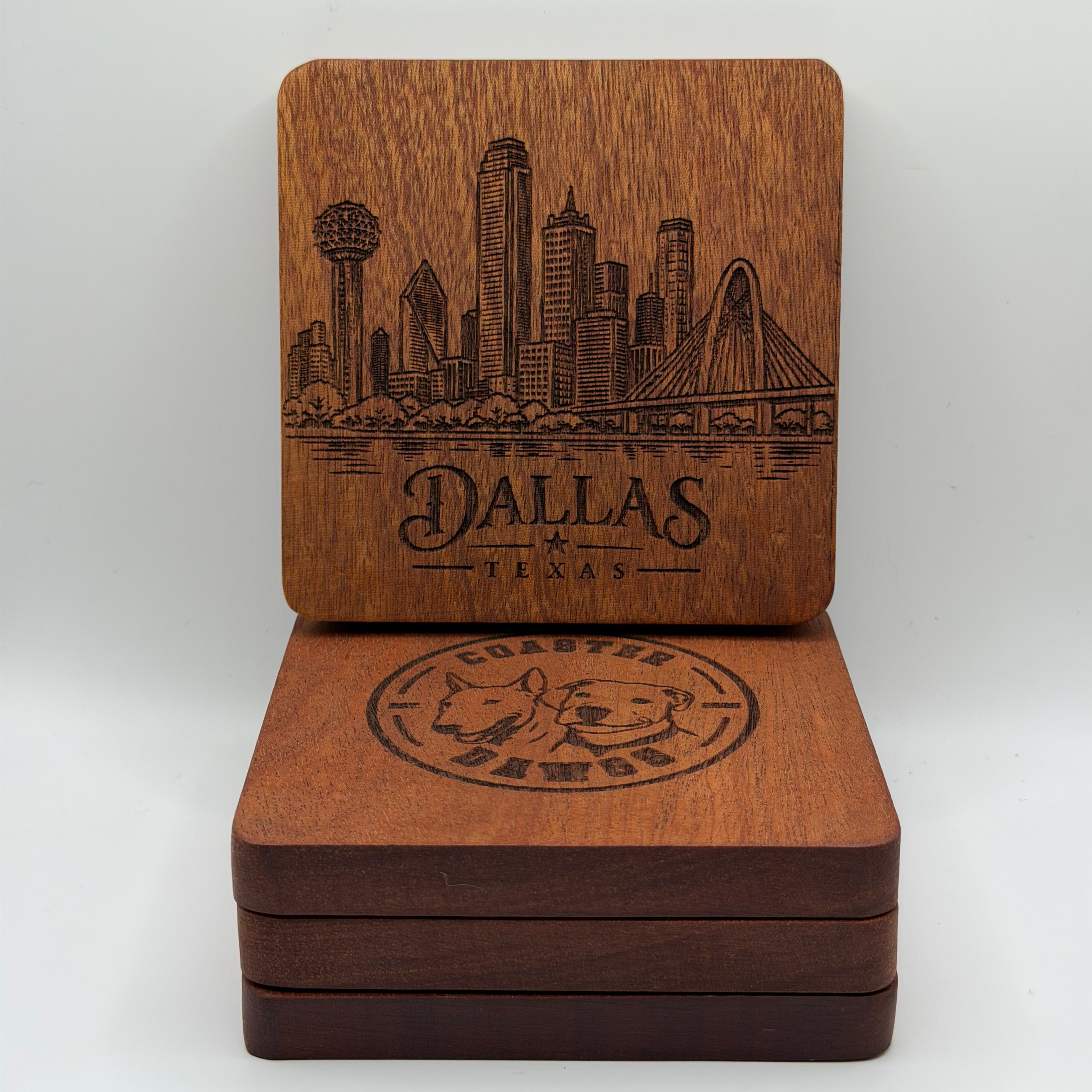 Dallas Skyline Coaster (Square)