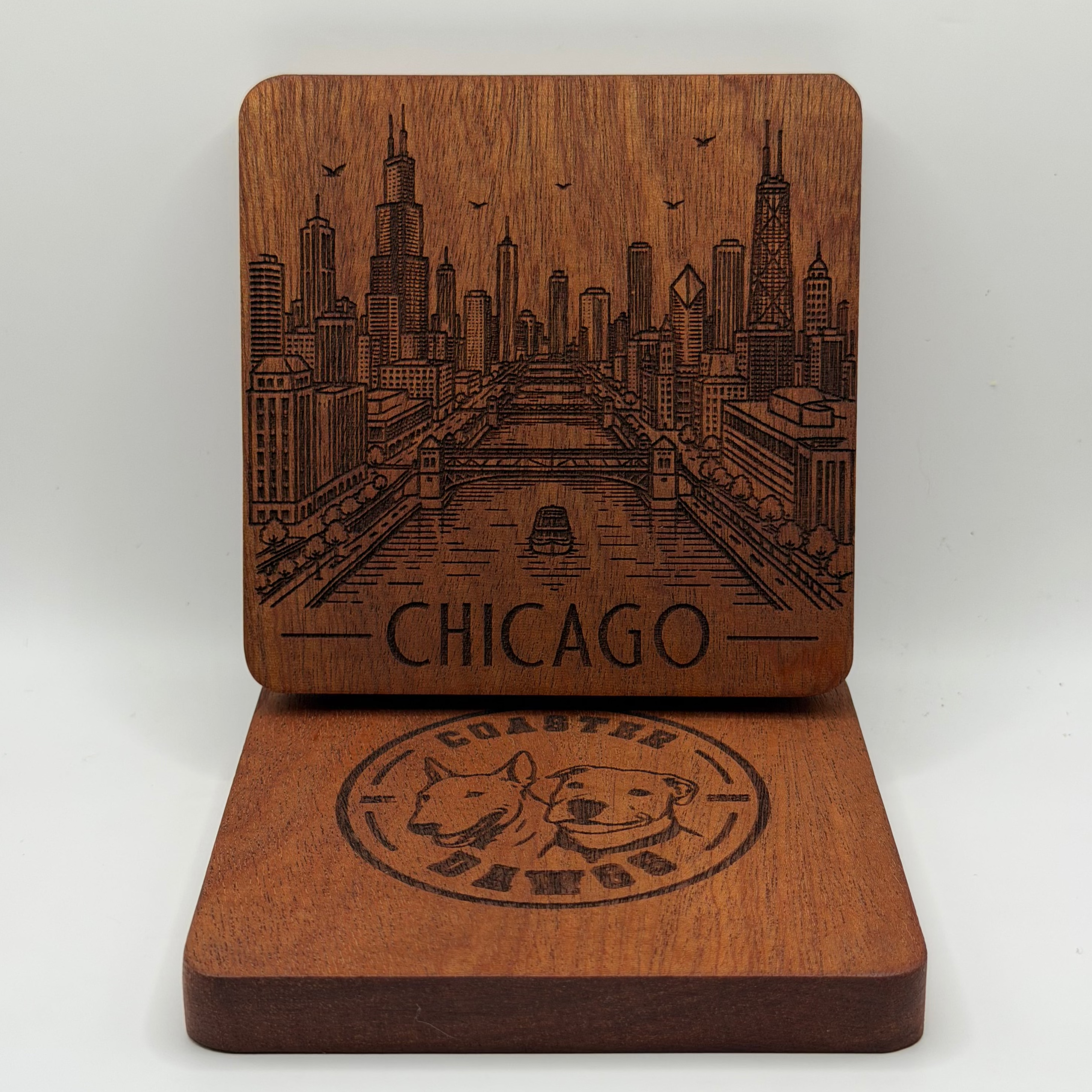 Chicago Skyline Coaster (Square)