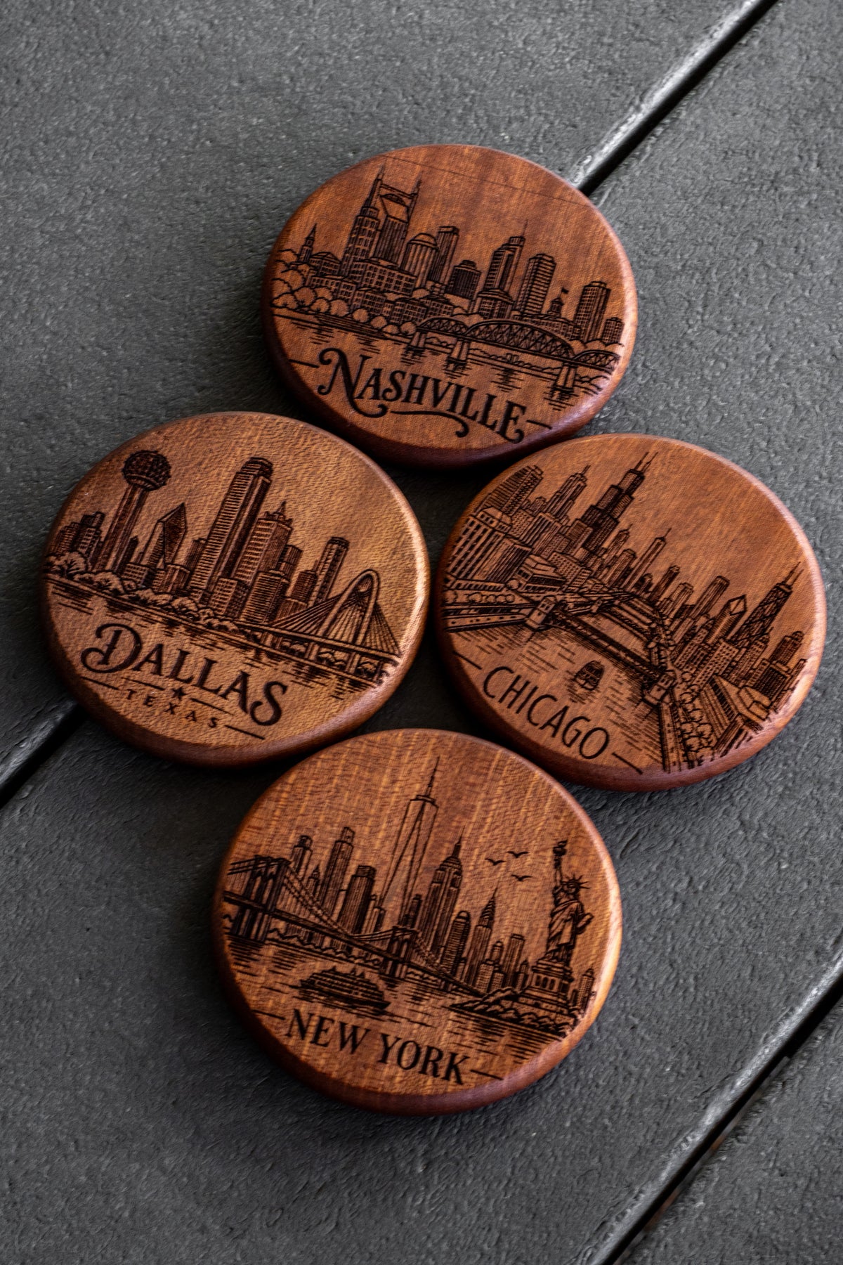 The Skyline Collection Set – 4 (Circle)