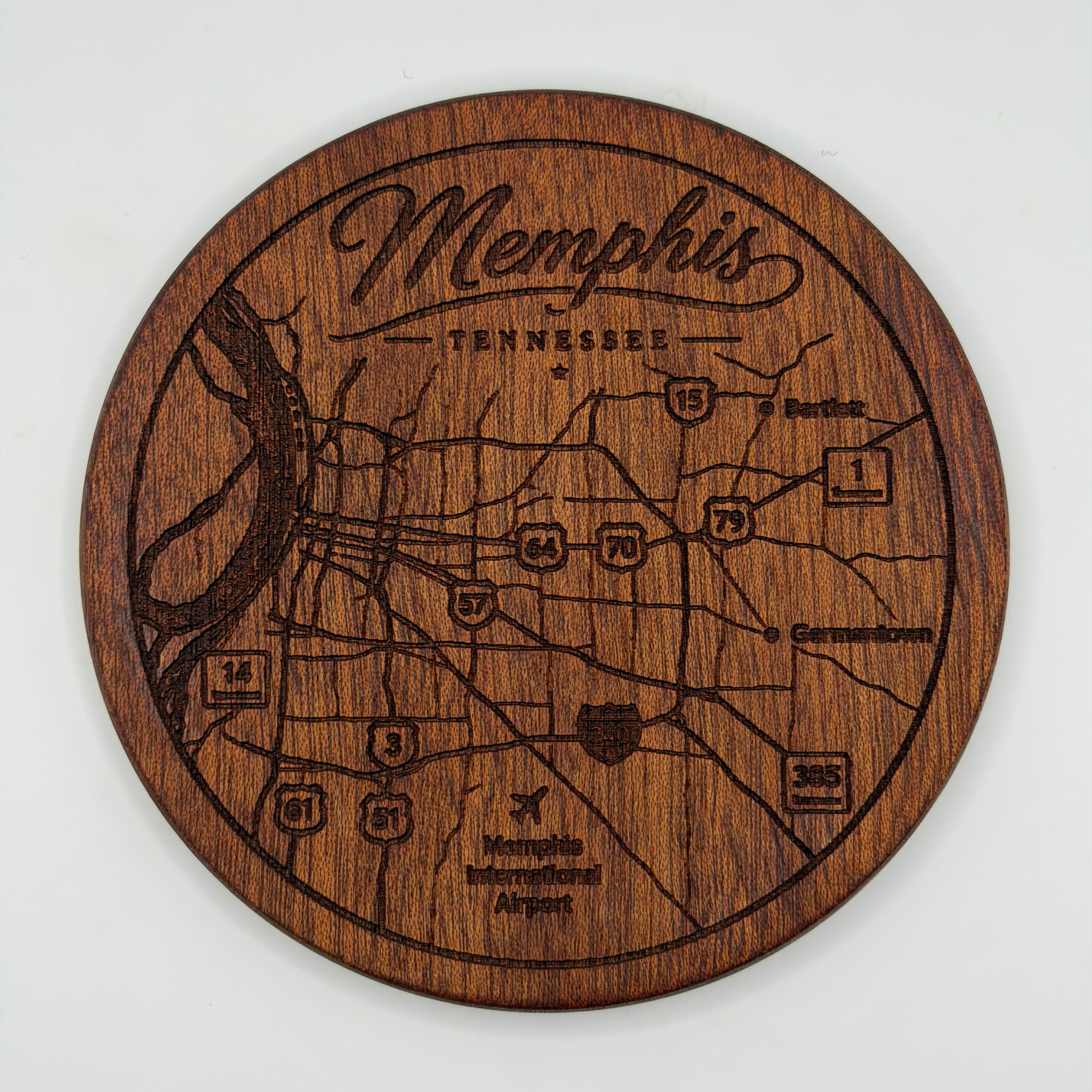 Memphis City Map Coaster