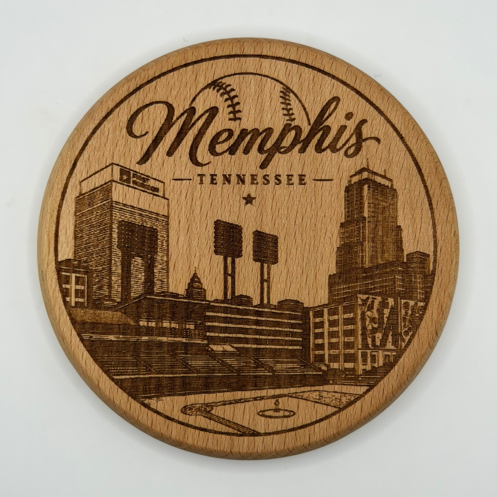 Memphis Baseball Coaster