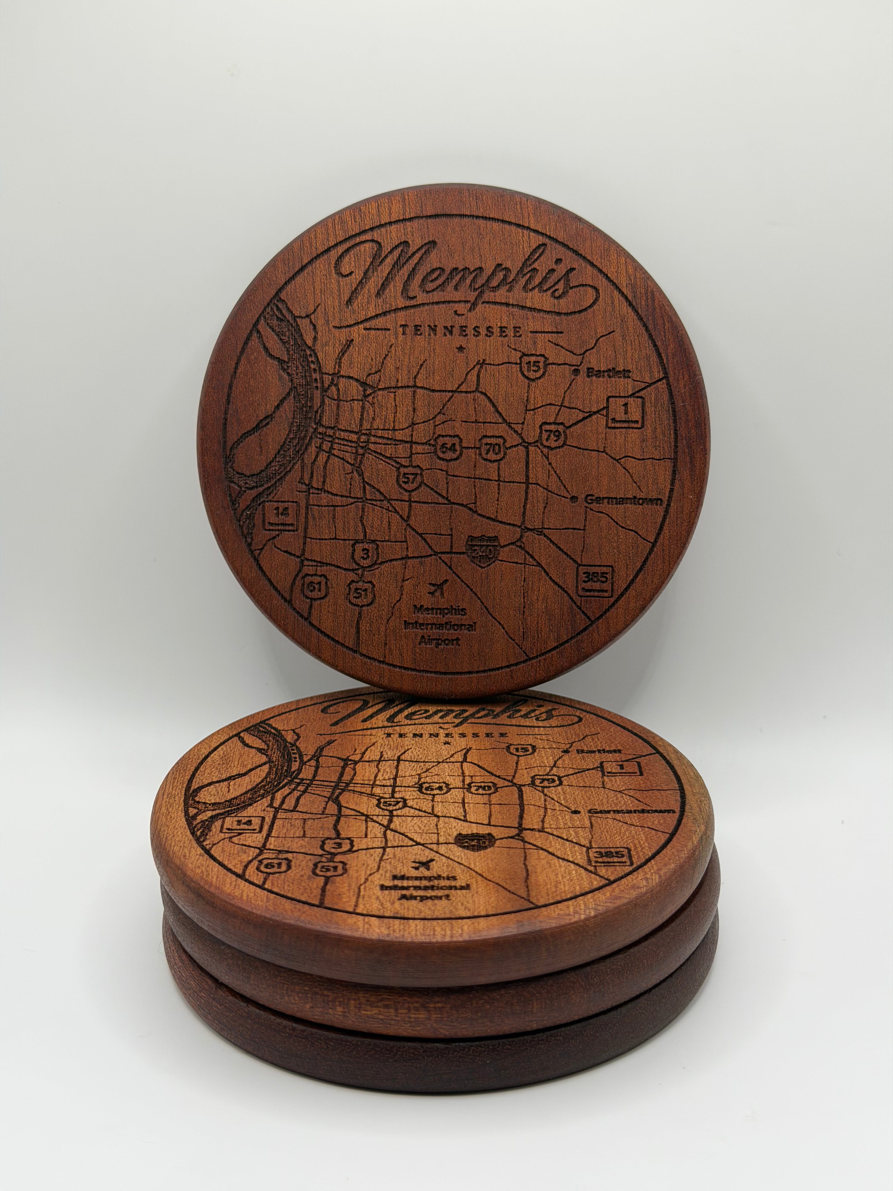 Memphis City Map Coaster