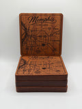 Memphis City Map Coaster (Square)