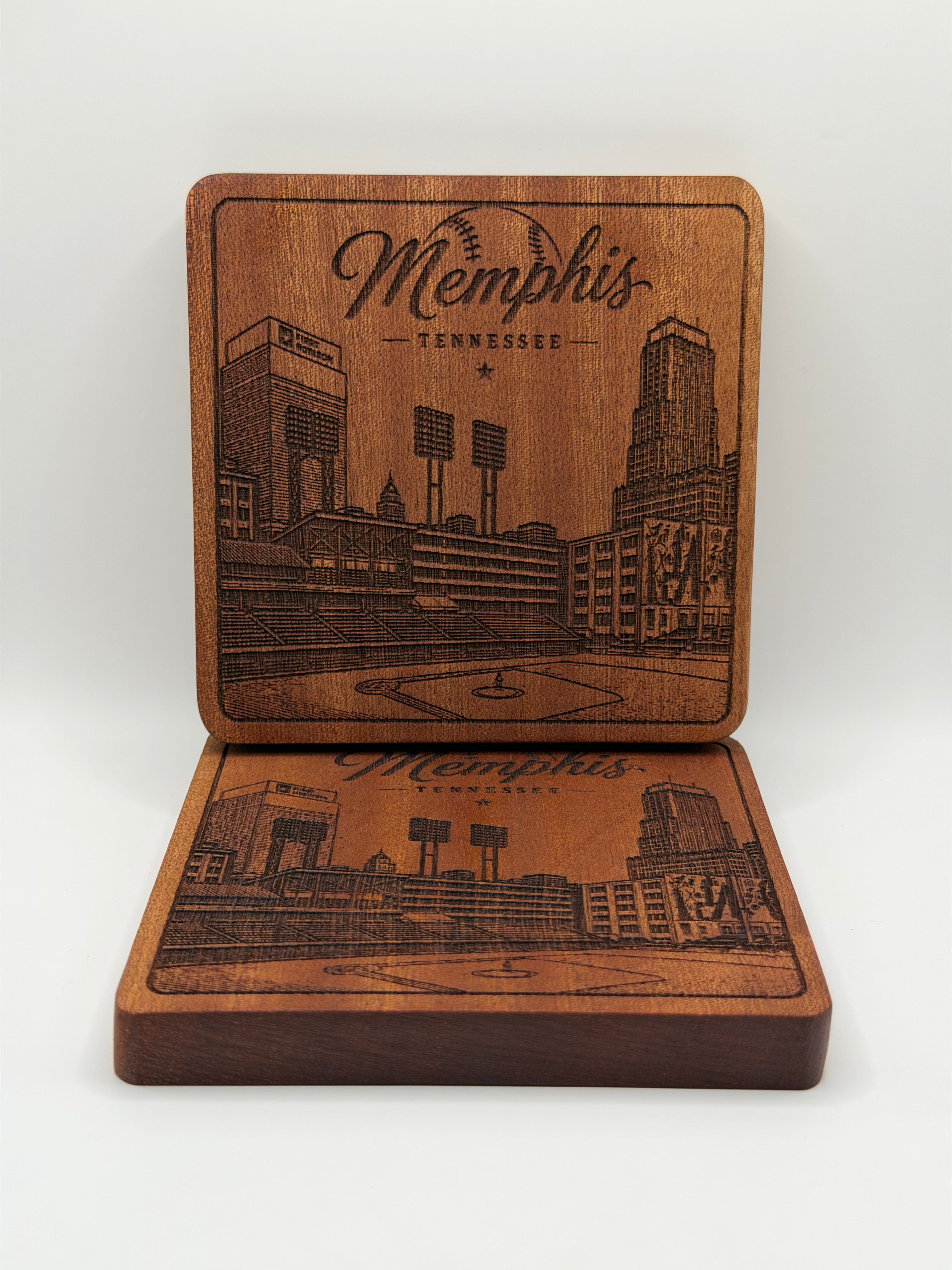Memphis Baseball Coaster (Square)