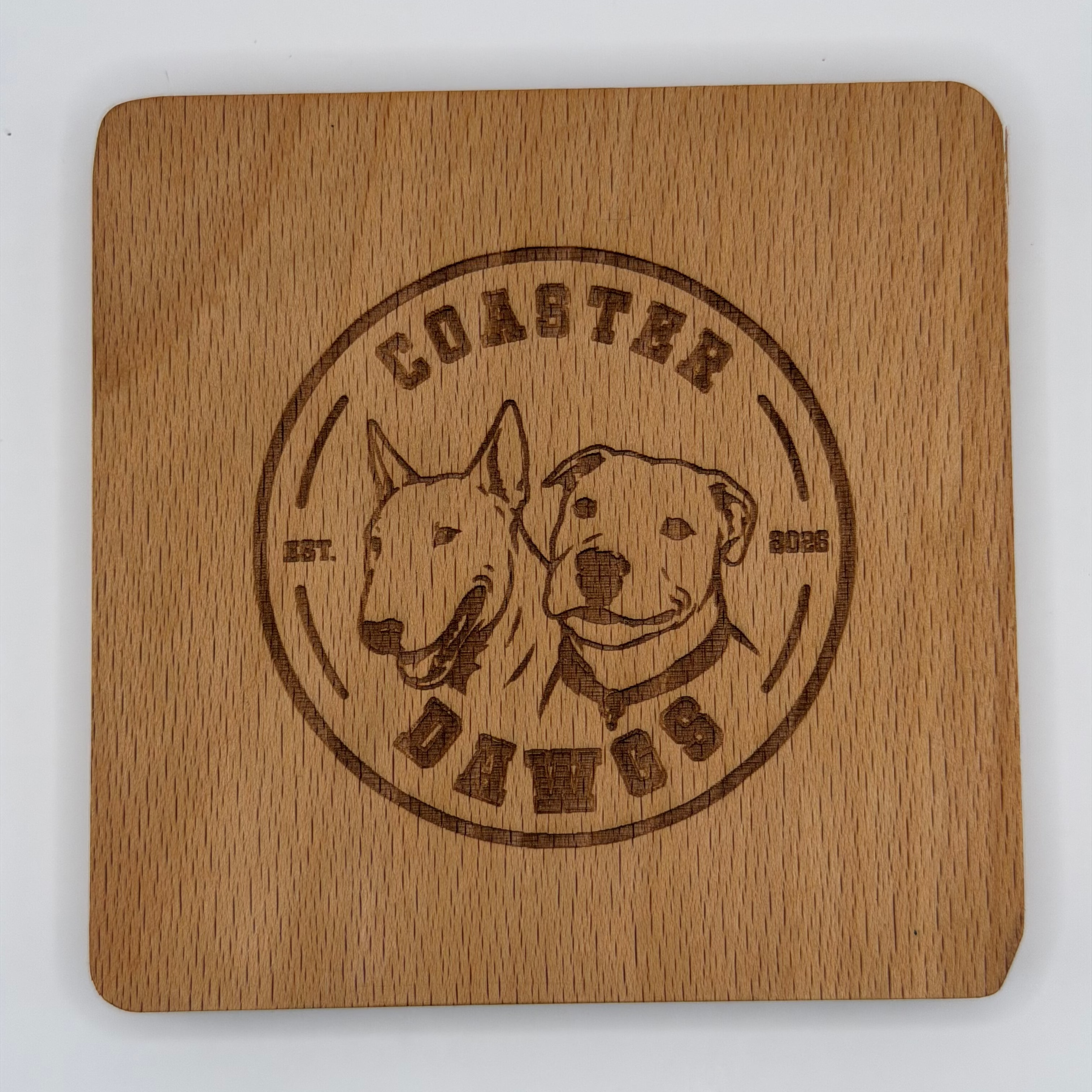 Classic Wood Coaster (Square)