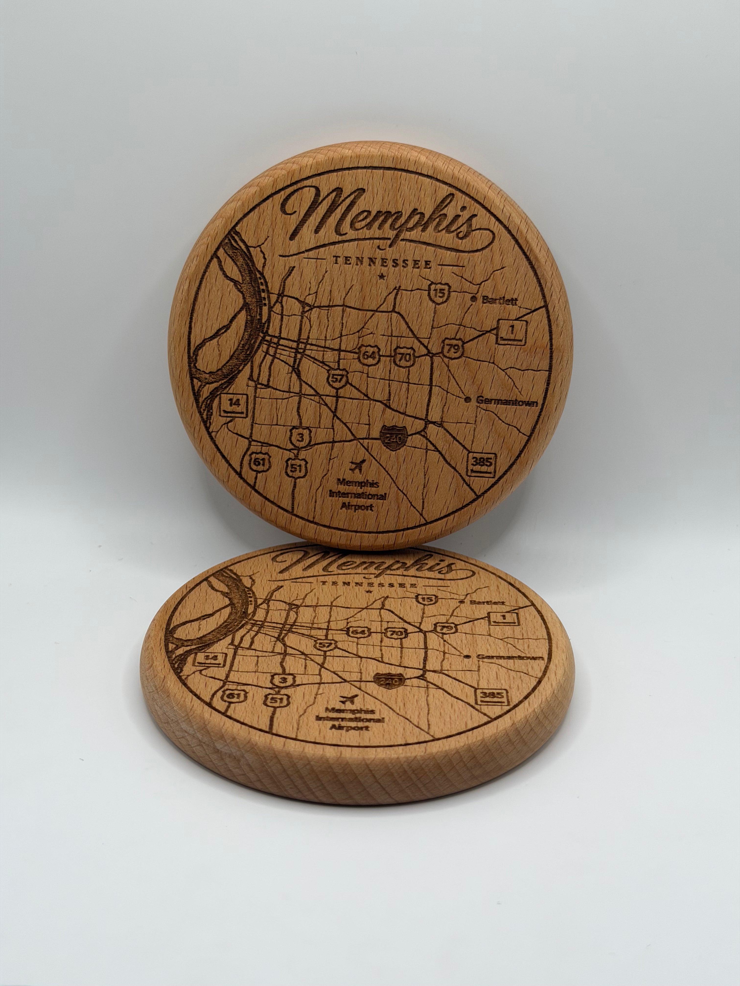 Memphis City Map Coaster